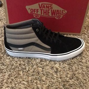 Vans SK8 Mid Pro Blk/Fallen Rock size 13